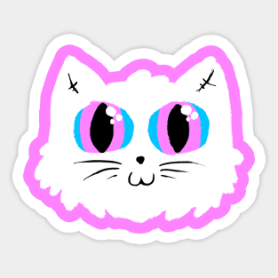 Queer Cat - Trans Sticker